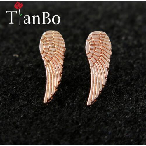 Vintage Angel Wings Earrings For Women Punk Exaggerated Animal Wing Earring Fashion Statement Stud Earrings Female Party Brincos