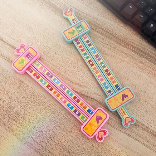 5Pcs Kids Math Arithmetic 1-10 Addition Subtraction Slide Ruler Education Toy Intelligence Develop Toys