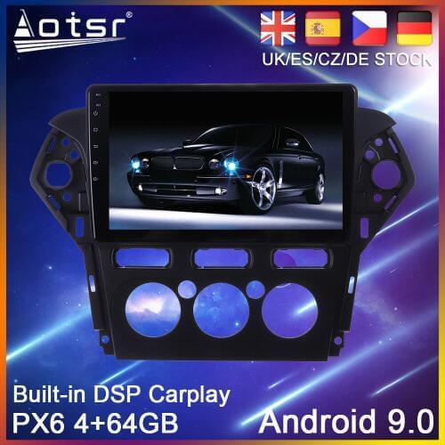 Android 10.0 PX6 64G Car DVD Player GPS Navigation For Ford Mondeo 4 2011-2013 Car Auto Radio Stereo Multimedia Player HeadUnit