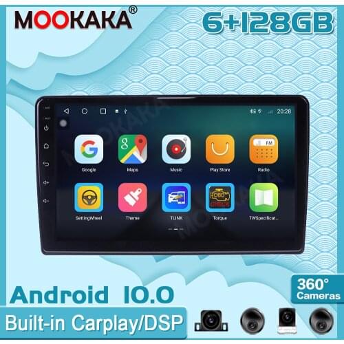 6+128G Android 10 For Chrysler 300C Jeep Dodge 2004+ Auto Surround View Camera Car Multimedia Player Stereo Radio GPS Navigtion