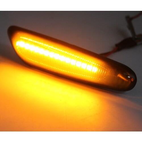 Car Turn Signal Lateral Side Marker Lamp LED Flashing Strobe Light Indicator Accessories For BMW E90 E91 E92 E93 E60 E61 E87 E82