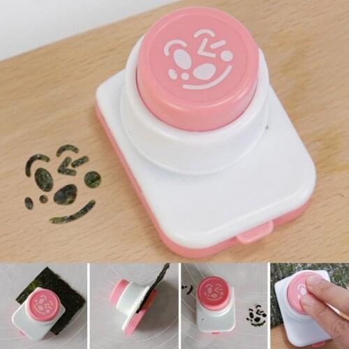 Bento Decoration Rice Ball Molds Seaweed Cutter Cartoon Kitchen Gadgets Embossing Device Making Sushi Maker Mould Tool