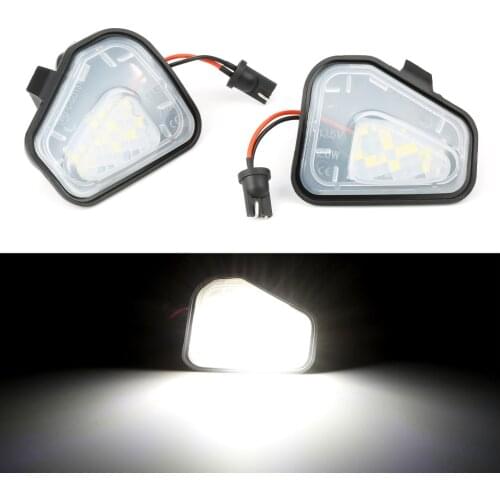 2x Canbus Side Mirror Puddle Lights For Volkswagen VW Passat B7 EOS CC Scirocco Jetta Welcome Lamp Mirror Light For Passat CC