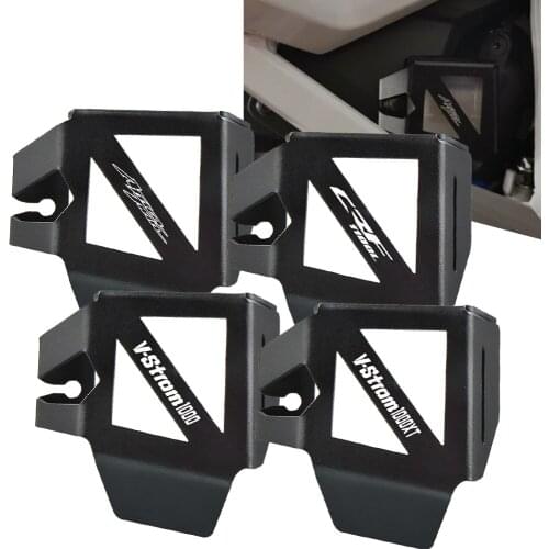 For SUZUKI V-STROM 1000 VSTROM 1000 XT Motorcycle Rear Brake Fluid Reservoir Guard Cover For HONDA CRF1100L CRF1000L Africa Twin