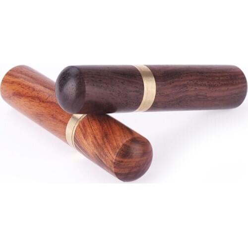 Toothpick Bucket Rosewood Ebony Wood Toothpick Holder Tooth Pick Dispenser Box Hiking Portable Craft Handmade Gift