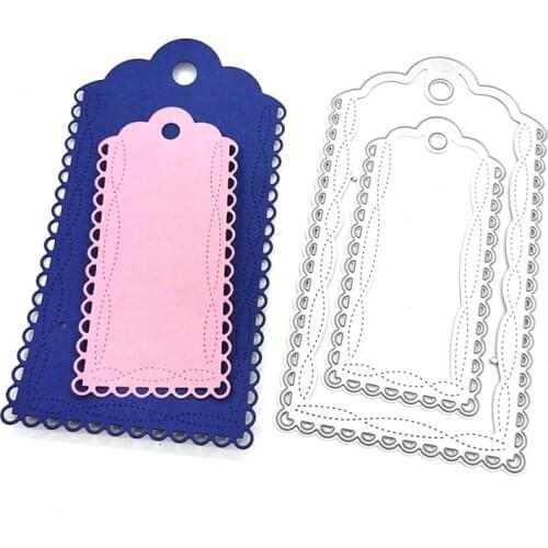 Julyarts Tag Dies Metal Cutting Dies for Scrapbooking New 2021 Stencil Scrapbooking Photo Album Card Paper Embossing Craft DIY