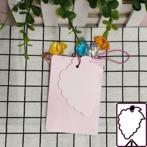 2Pcs New tags Metal Die Cutting Dies Stencils DIY Scrapbooking Album Decorative Embossing DIY Paper Cards Making