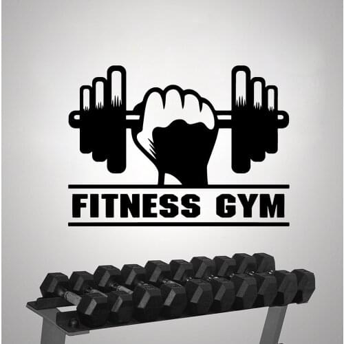 Colorful GYM Vinyl Kitchen Wall Stickers Wallpaper Decor Living Room Bedroom Removable Wall Decal Home Decor