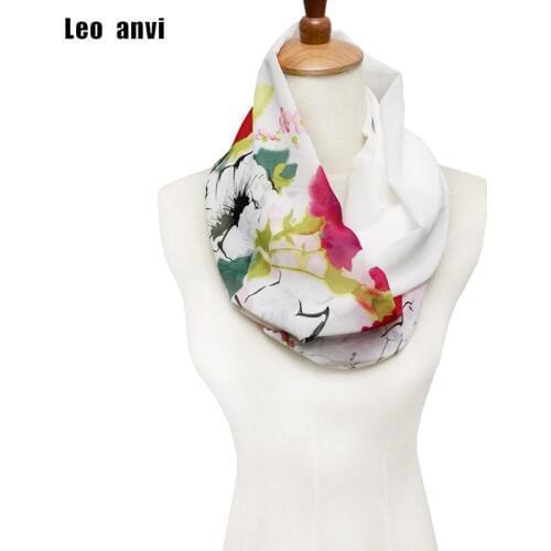 Type scarf Fashion Woman Solid floral Print Shawl Women Spring and autumn Ring Scarves Female chiffon Pretty Ink Infinity Scarf