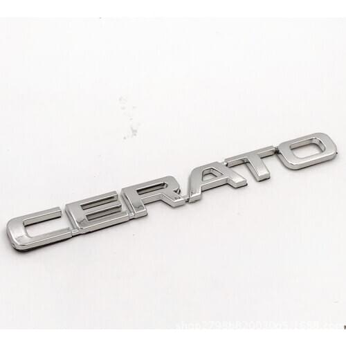 10pcs Cerato Car Rear Trunk Emblem Sticker for KIA Cerato Car Decals Styling Accessories