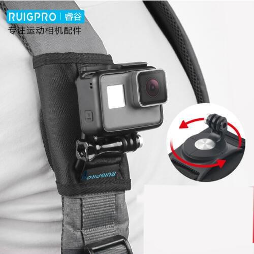 Shoulder Strap Backpack Mount Bracket Holder Stand for GoPro Hero 8 7 6 5 4 SJCAM EKEN Yi 4K DJI OSMO Action Camera Accessories