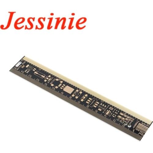 1pc Multifunctional PCB Ruler Measuring Tool Resistor Capacitor Chip 15cm 150mm 6 inch 6" IC SMD Diode Transistor Package