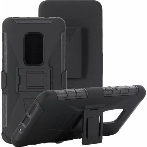 ShockProof Heavy Duty Armour Tough Stand Case With Belt Clip For Huawei Mate 20