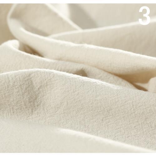 Wide 55'' Washed Cloth Slub Cotton Linen Fabric Chinese Clothing Hanfu Spring Summer Thin Payment Material