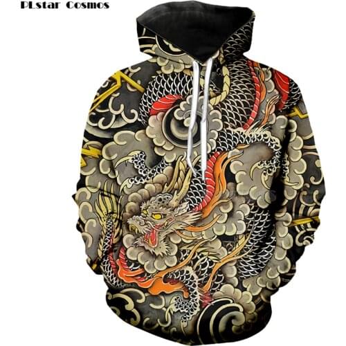 PLstar Cosmos Japanese Luxury Dragon Printed 3D Hoodies Men/Women Harajuku Sweatshirts Cool Hip Hop Pullovers Drop Shipping-5