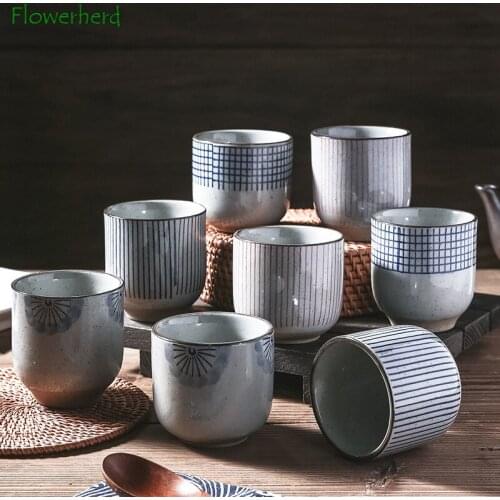 Japanese Ceramic Coffee Cup Tea Cup Coffeeware Teaware Kung Fu Tea Set Cup Porcelain Coarse Pottery Water Cup Matcha Cup
