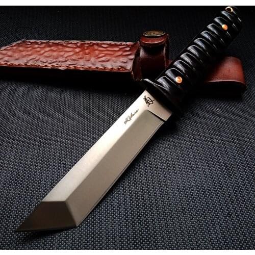 Japanese High-strength wild survival knife wild defensive knife, outdoor knife, diving tactical knife G10 handel 440c blade Tool