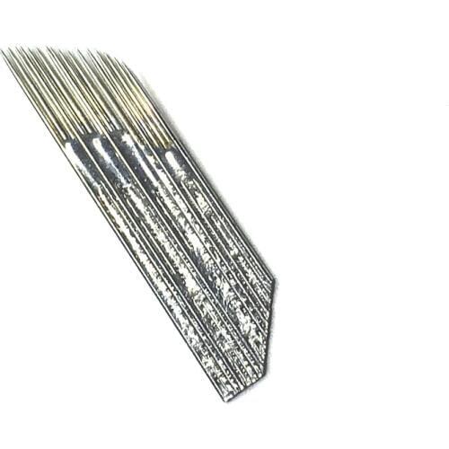 100 Pcs 3 row 16 needle Permanent Makeup Eyebrow Tatoo Blade Microblading Needles By Free Shipping