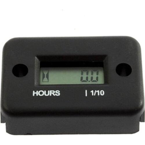 2017 New Inductive Digital Hour Meter Waterproof LCD Display for Bike Motorcycle ATV Snowmobile Marine Boat Ski Dirt Gas Engine