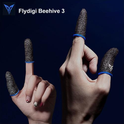 2020 Flydigi Beehive 3 Sleep-proof Sweat-proof Professional Touch Screen Thumbs Finger Sleeve for iOS Android PUBG Mobile Game
