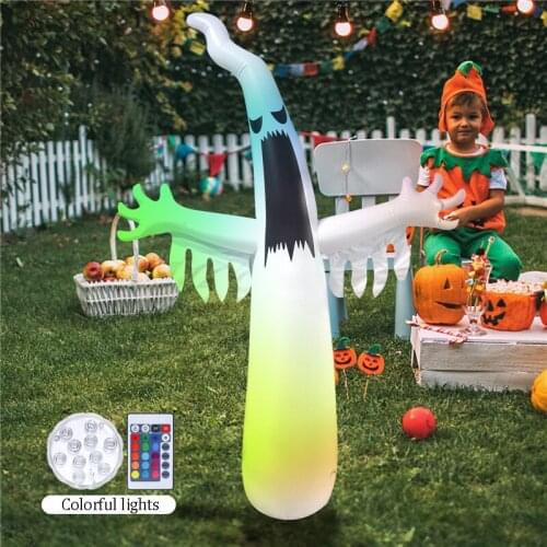 2021 Halloween Inflatable Toys Led Lights Change Color Ghost Dinosaur Demon Outdoor Garden Lighting Toys for Children Adult