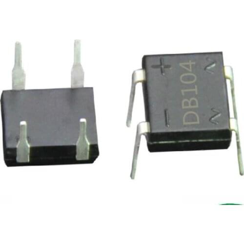 50PCS/LOT Rectifier bridge 1A400V square bridge DB104 bridge stack straight