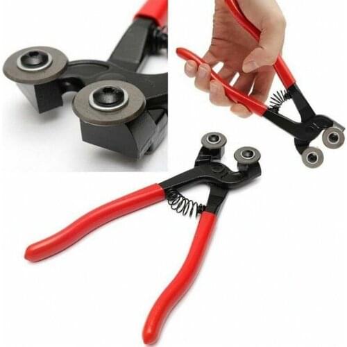 8inchs Double Roller Tile Plier Mosaic Cutting Plier Wheel Blades Plier Ceramic Tile Glass Cutting Nipper