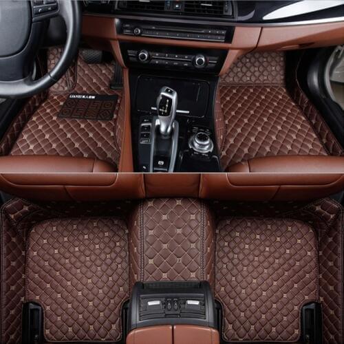 Custom car floor mats for BMW e30 e34 e36 e39 e46 e60 e90 f10 f30 x1 x3 x4 x5 x6 1/2/3/4/5/6/7 car accessories styling foot mat