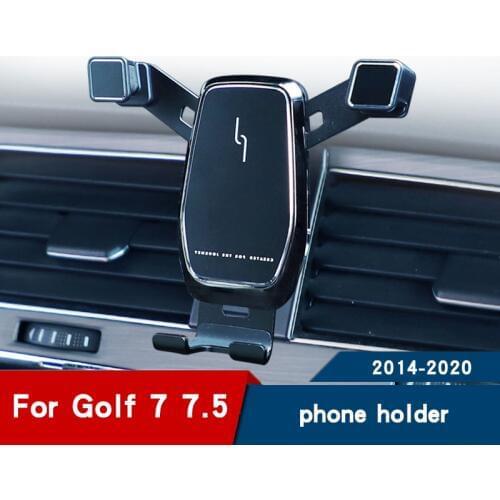 Car phone holder for Volkswagen Golf 7 / 7.5 / Golf MK7 MK7.5 interior modification parts phone stand 2016 2017 2018 2019