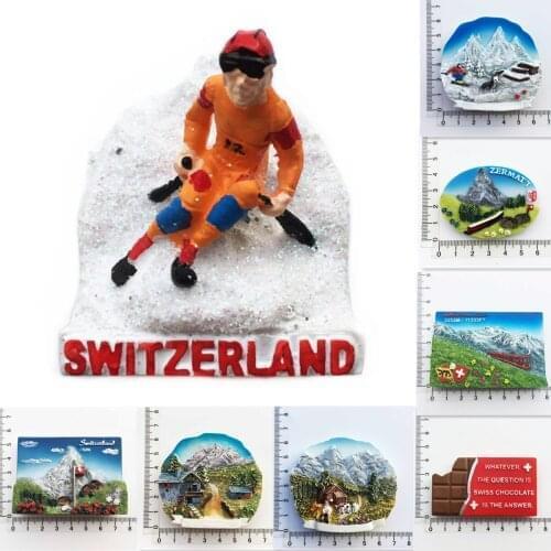 Europe Switzerland Lucerne Magnet Tourist Souvenirs Refrigerator Magnetic Stickers Travel Gifts