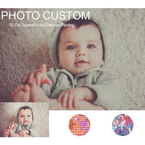 Photo Custom 5D Diamond Painting Full Square/Round Diamond Embroidery Pictures Of Rhinestones Cross Stitch Mosaic Art Wedding