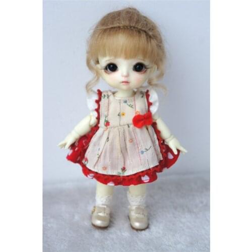 JD616 1/8 Fashion BJD Mohair Wig Fashion High Ponytail Doll Hair Suit For Size 5-6 Inch Doll Wigs Hot Sale Doll Accessories