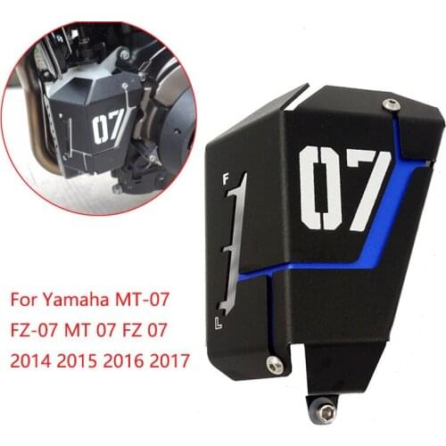 MT07 FZ07 Coolant Recovery Tank Shielding Cover For Yamaha MT-07 FZ-07 MT 07 FZ 07 2014 2015 2016 2017