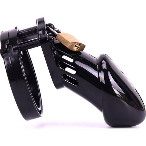 Males Silicone Device Control Cage with 5 Rings Virginity/Chastity Lock/Belt Ring Penis Locking Cage Public Game Intimacy Toy