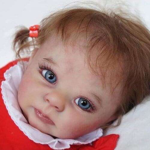 Reborn Doll Kit 19inch Lifelike Baylor Baby Soft Viny Fresh Color Unpaited Unfinished Doll Parts Diy Doll Kit