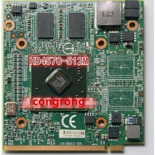Laptop video Graphics card HD4570 512mb for MSI EX627 EX628 EX625 GX623 MS-1V0J1 1651 1674