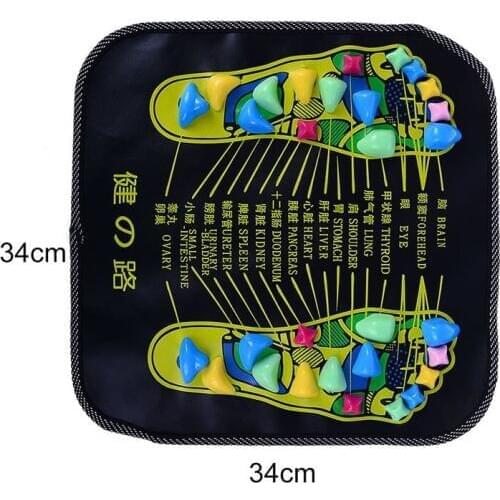 Reflexology Walk Stone Foot Leg Pain Relieve Relief Walk Massager Mat Health Care Acupressure Mat Pad massageador