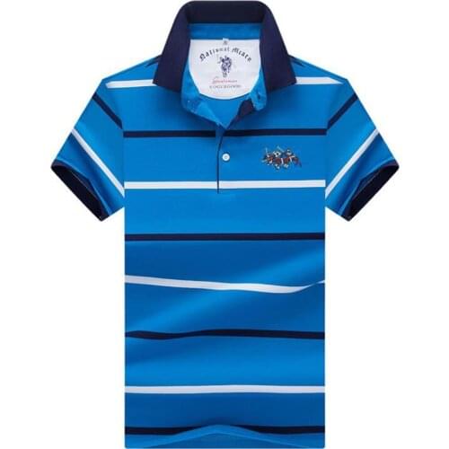 High quality polo shirt New summer brand cotton mens polo shirt Business casual short sleeve striped shirt polo men tops polos