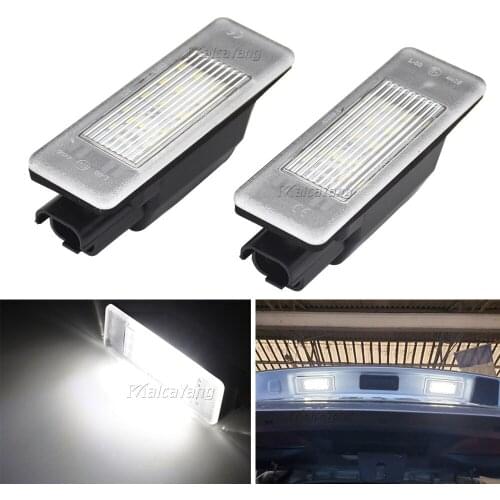 License Plate Light For Peugeot 106 1007 207 307 3008 406 407 607 806 807 For Citroen C2 C3 C4 C5 C6 C8 DS3 License Number Lamp