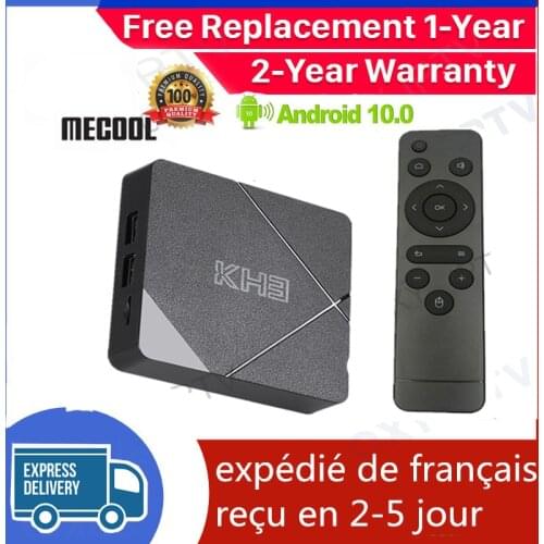 Mecool KH3 Iptv Box Android 10 Tv Box Allwinner H313 Quad Core 2G 16G Media Player support smart tv KH3 smart ip tv set top box
