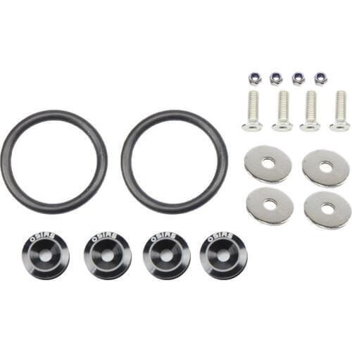 OSIAS BLACK GREEN RED GOLD PURPLE BLUE universal Aluminum Heavy Duty JDM Car Bumper Fender Quick Release Fastener Kit Washers