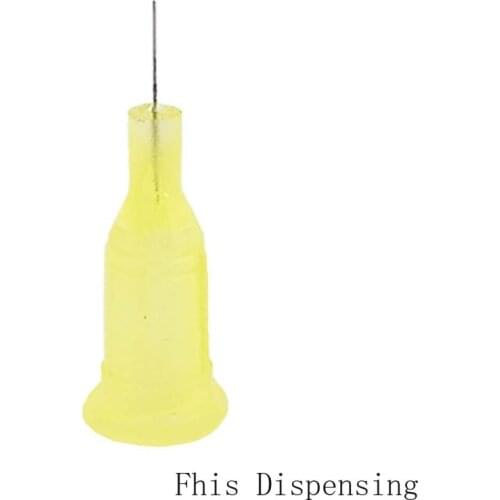 Pack of 100 W/ISO Standard Dispensing Needles PP Luer Lock Hub Tubing Length Precision S.S Dispense 0.25 Inch 32G Blunt Tips