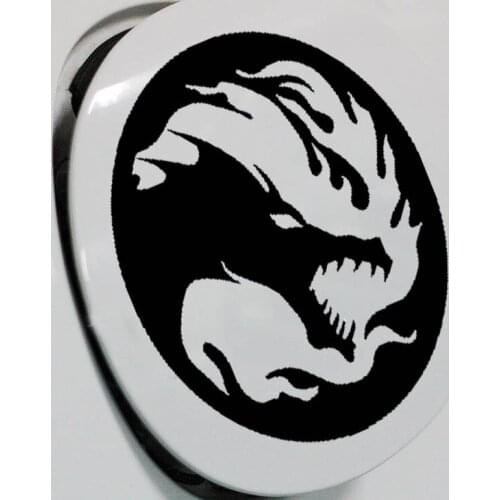 XGS DECAL Car decals dragon head ii 12 x 12 cm car motorcycle truck ebike reflective waterproof vinyl stickers