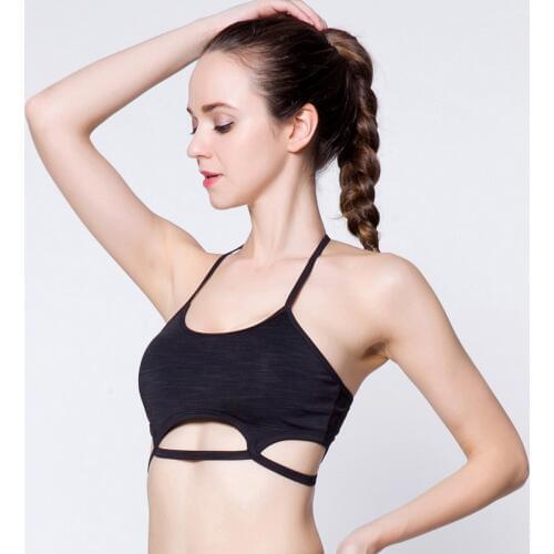 Women Professional Fitness Yoga Bra Breathable Quick Dry Push Up Sports Bra Gym Running Underwear Stretch Brassiere Sport Top