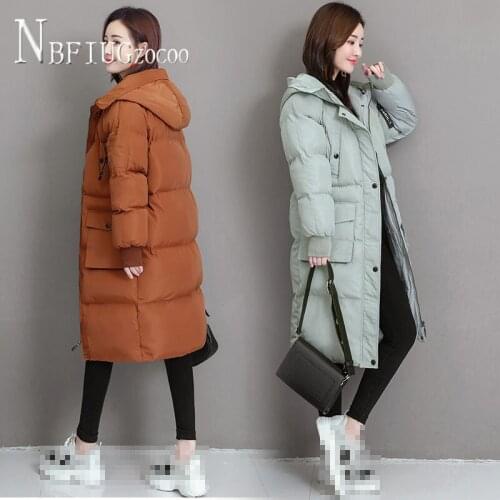 2020 Fashion Winter Jacket Women Parka Hooded Warm Cotton Padded Parka Outwear