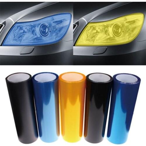 30*200cm Auto Car Smoke Fog Light Headlight Taillight Tint Vinyl Film Sheet Sticker Waterproof Car Body Film Cover Car Styling