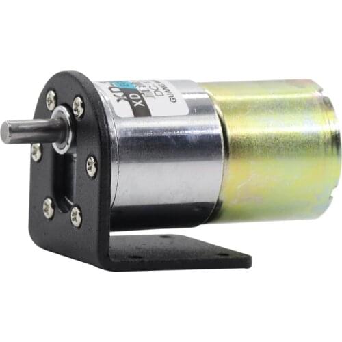 37mm Diameter Gear Motor 12v 24v DC Micro Gear Reducer Motor Low Spped Adjustable 5rpm to 600rpm
