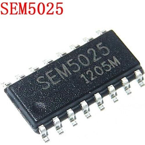 5PCS SEM5025 5025 SOP16 New original LCD common power chip sop14 chip SOP