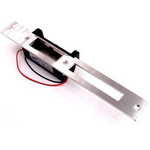 ANSI Double Lock Mouth Port 12V long Plate Door Lock Electric Strike Fail Safe Fail Secure Adjustable