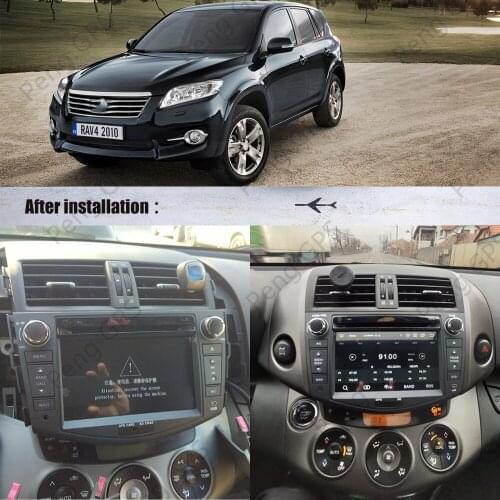 For Toyota RAV4 2006-2012 Car radio player Android 10 64GB GPS Navigation Multimedia Player Radio
